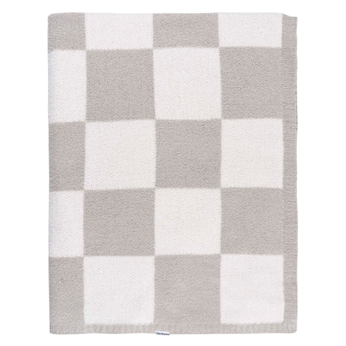 Childrenwear Tan Checkered Silky Mink Baby Blanket P8B0 - product image 1