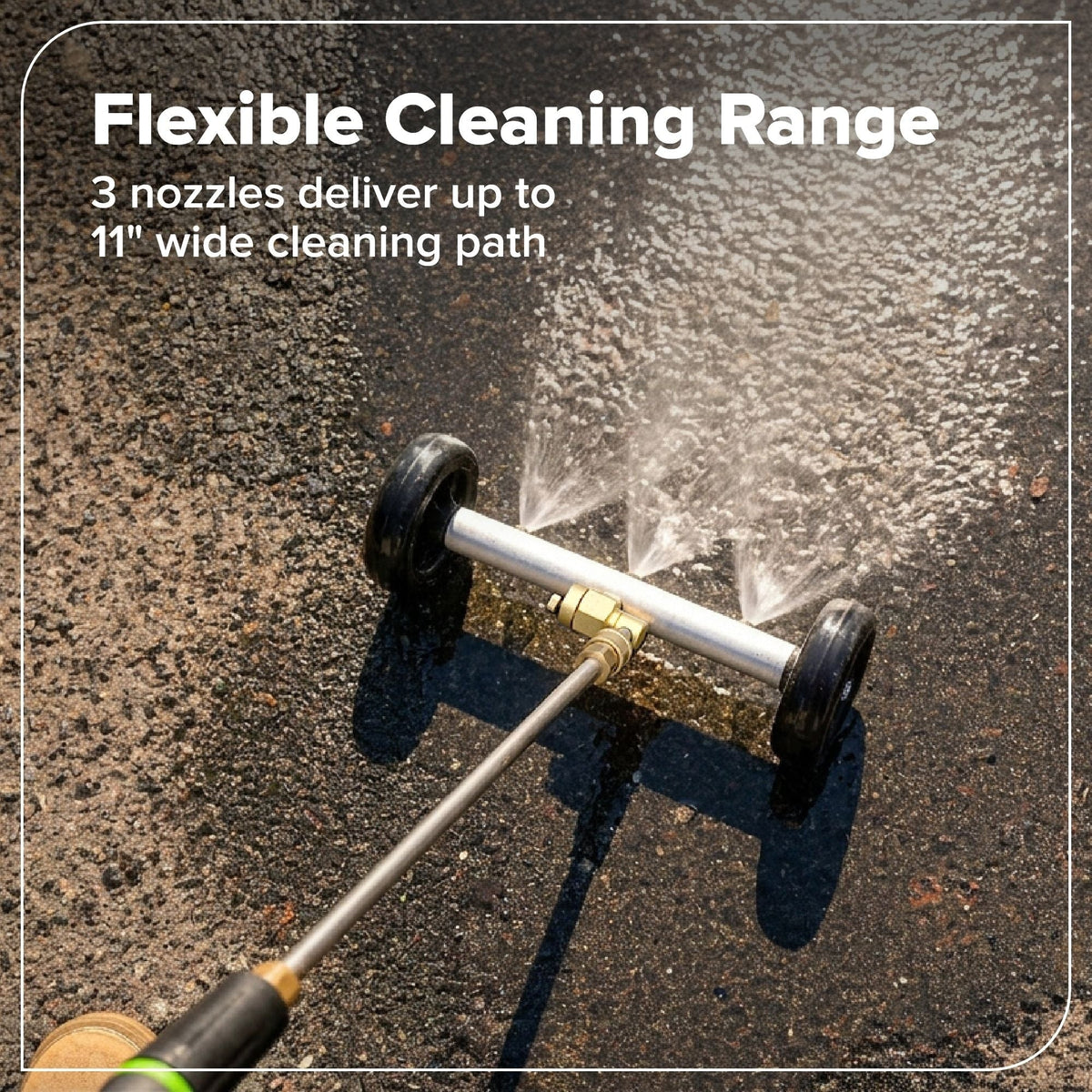 2-in-1 Water Broom & Undercarriage Cleaner, Pressure Washer Attachment B9N4 - product image 2