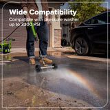 2-in-1 Water Broom & Undercarriage Cleaner, Pressure Washer Attachment B9N4 - product image 3