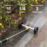 2-in-1 Water Broom & Undercarriage Cleaner, Pressure Washer Attachment B9N4 - product image 5