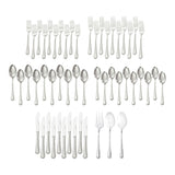 Metrona Flatware Set, Serves 10, 53-pc, Dishwasher Safe G1H4 - product image 1