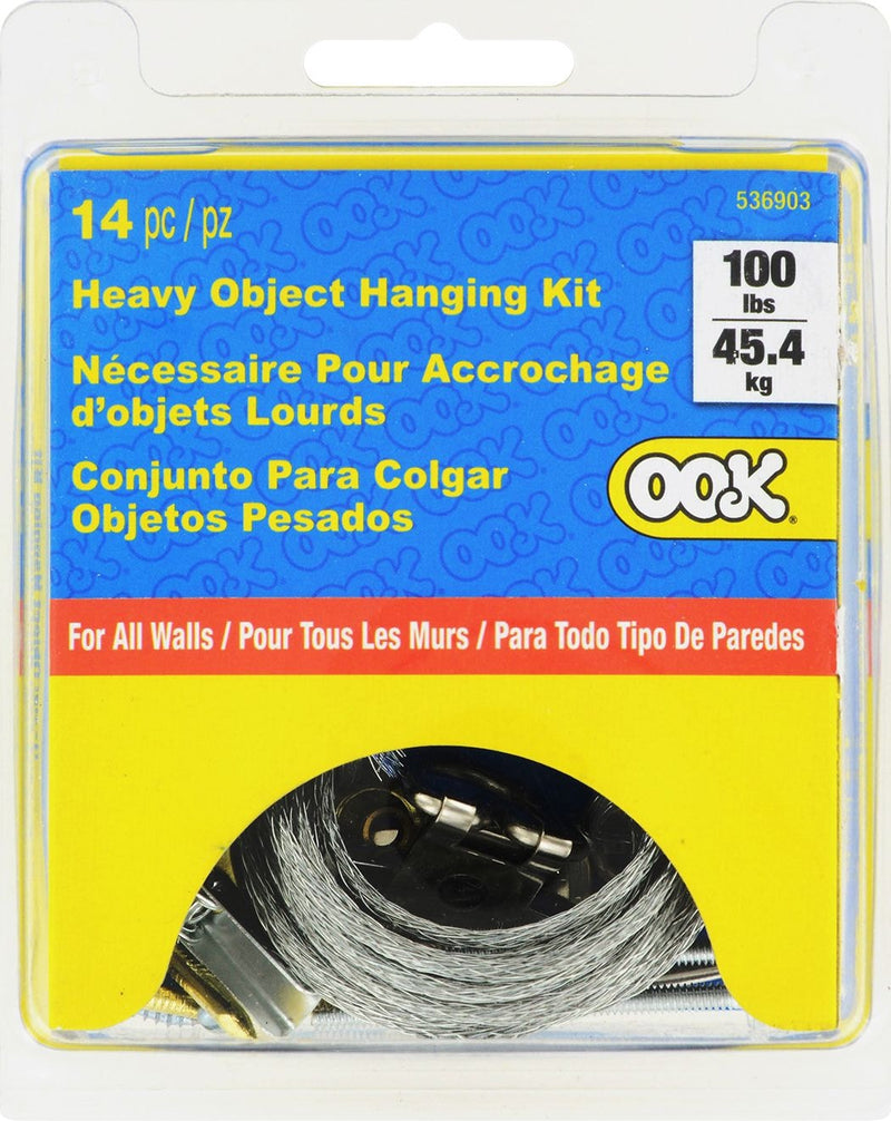Heavy Duty All WAll Hanger Kit, InstAllation Hardware, 100-lb Capacity S1I5