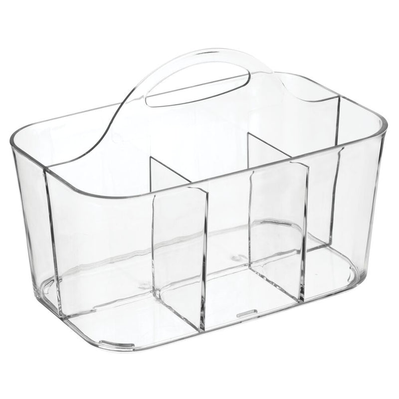 RPET Clarity Bathroom Organizer Caddy, Clear M5Z0