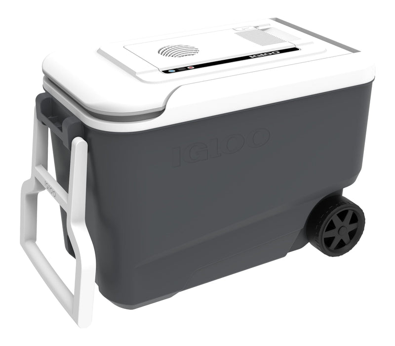 Electric Wheeled Cooler, Grey, 33-L Z7B0