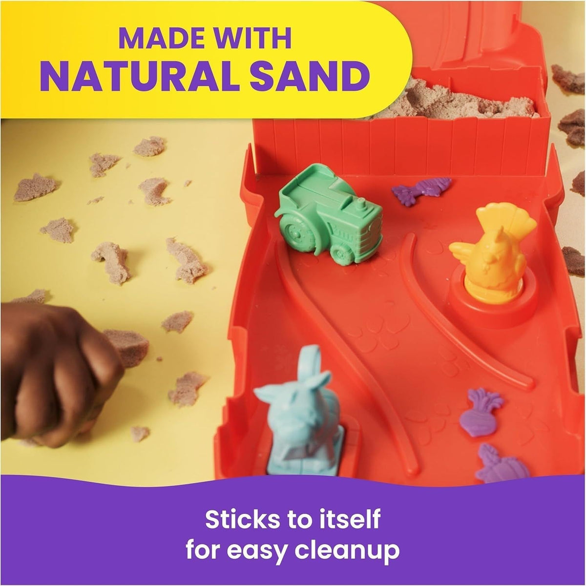 Sand Single-Colour Sandy Farm Set for Ages 3+ L5Y7 - product image 5