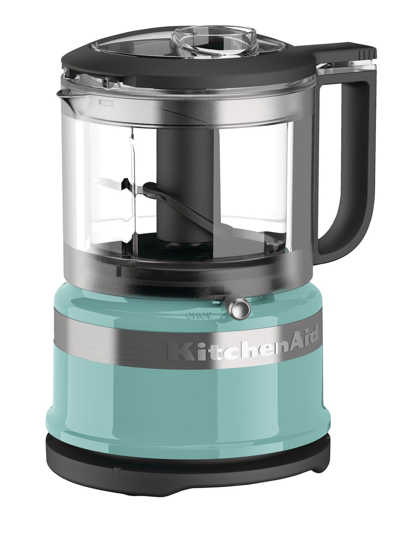 Compact 3.5 Cup Food Chopper/Mini Food Processor with Dishwasher Safe Parts, Aqua Sky H1G1