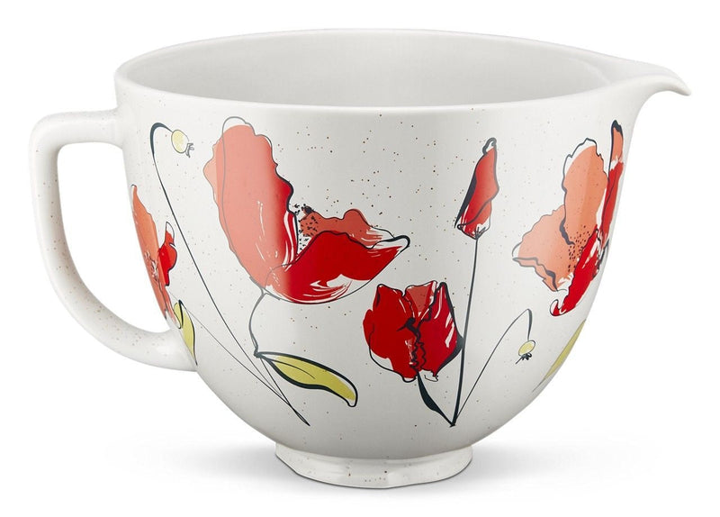 Microwave/Oven Safe Ceramic Bowl, Poppy N0V5