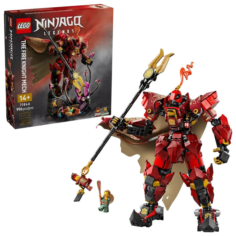 Ninjago The Fire Knight Mech - 71846, 996-pcs, Ages 14+ H6Y5