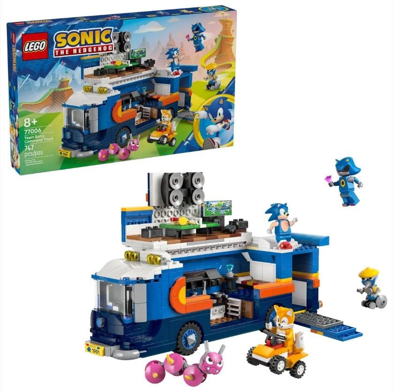 Sonic Team Sonic Command Truck - 77006, 747-pcs, Ages 8+ U7C1