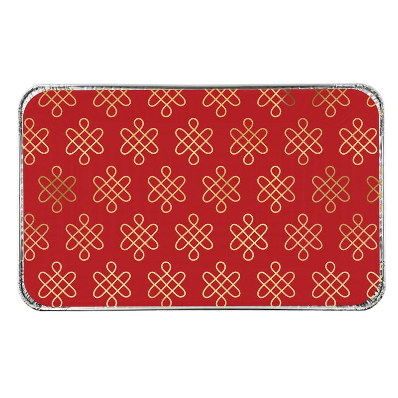New Year Small Foil Pans and Lids, 6-pk O5G2