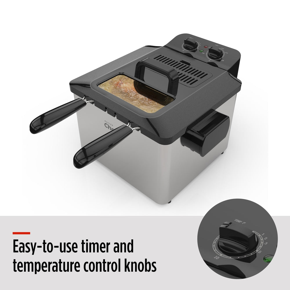 Deep Fryer with 2 Basket Capacity, Stainless Steel, 4.5-L I7Z2 - product image 7