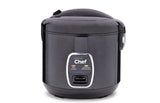 One-Touch Non-Stick Rice Cooker & Steamer, Black, 20 Cups T0V7 - product image 1