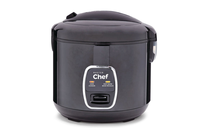 One-Touch Non-Stick Rice Cooker & Steamer, Black, 20 Cups T0V7