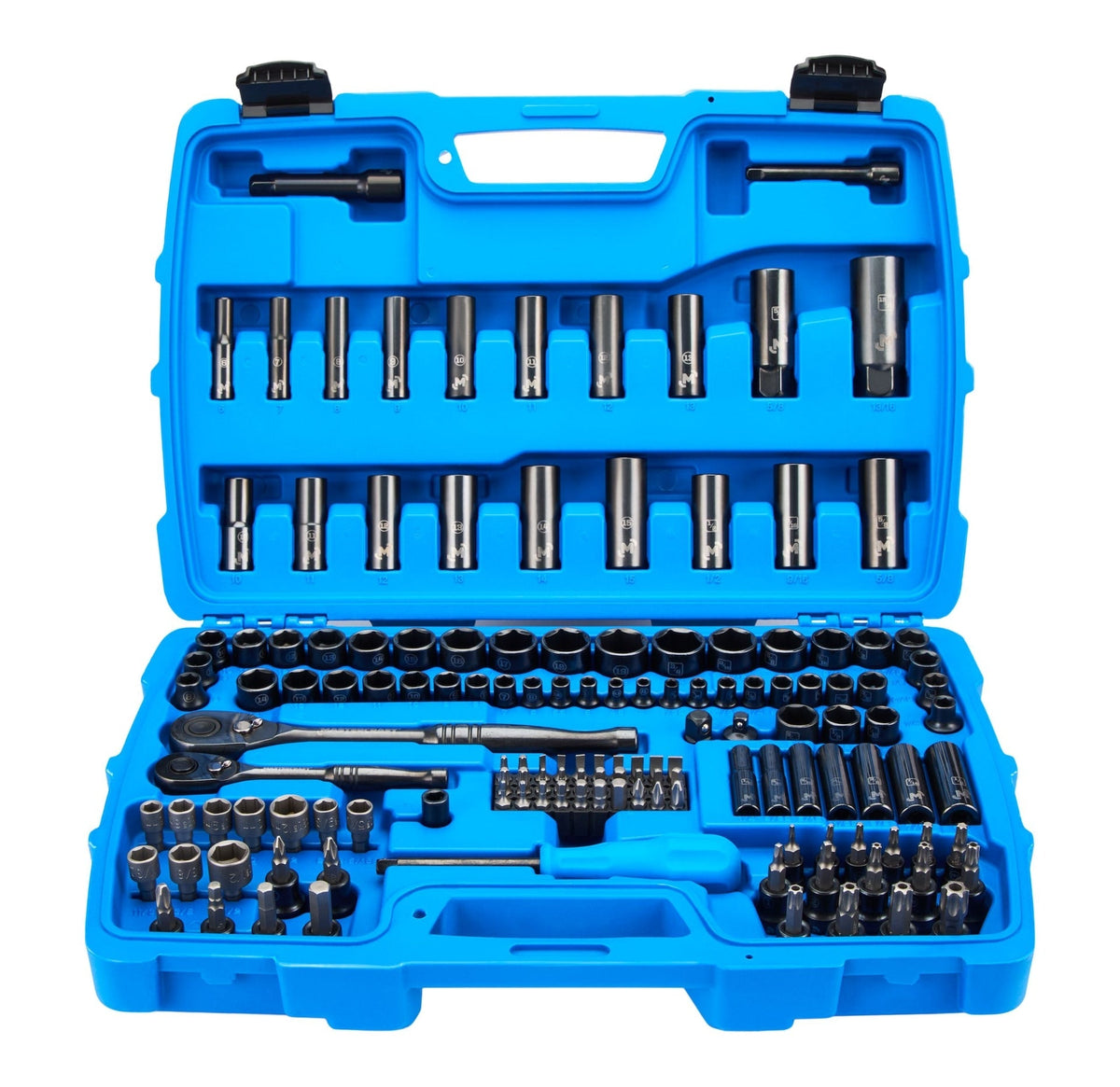 140 Piece 1/4" and 3/8" Drive Black Socket Set S3T3 - product image 4
