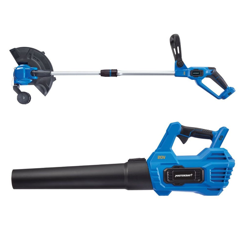 20V Cordless 12" String Trimmer and 370CFM Blower Combo Kit with PWR POD 2 Ah Battery and Charger O6K4