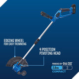 20V Cordless 12" String Trimmer and 370CFM Blower Combo Kit with PWR POD 2 Ah Battery and Charger O6K4 - product image 7