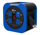 25-ft 13A 3-Outlet/1 USB-A and 1 USB-C Extension Cord Reel S6A1 - product image 1