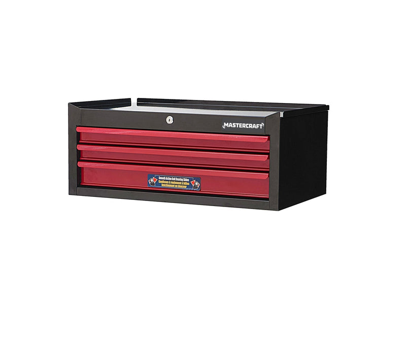 3-Drawer Intermediate Tool Chest, Black & Red, 26-in C1N6
