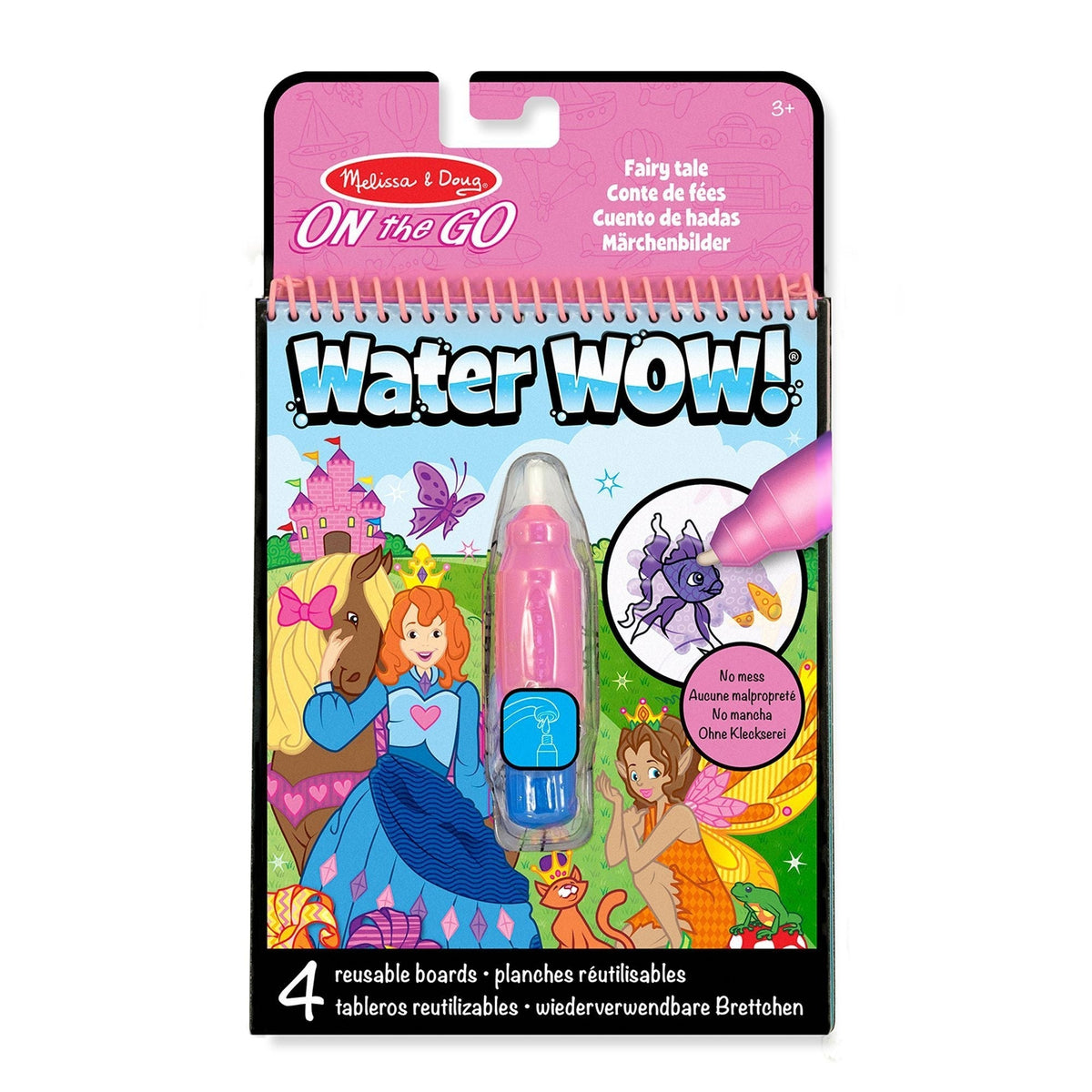 On the Go Water Wow! Reusable Water-Reveal Activity Pad - Fairy Tale B3U9 - product image 2
