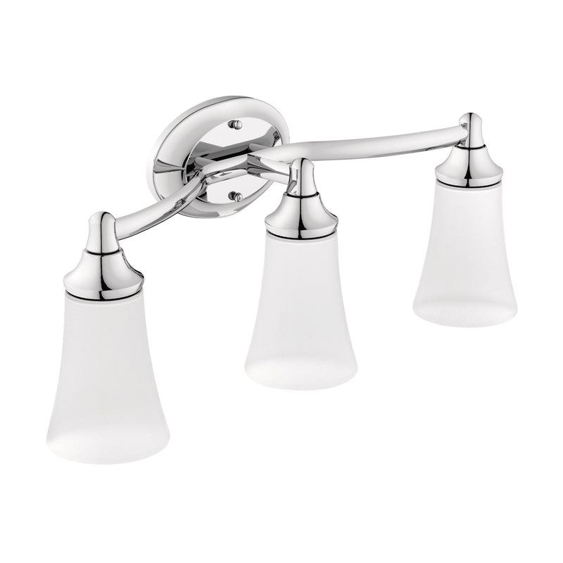EVA 3-Light Vanity Lighting Fixture, Chrome O8A3