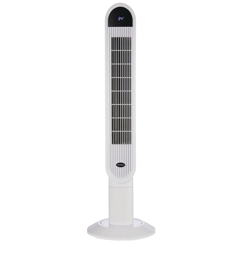 Oscillating Tower Fan, Remote Control, 3-Speed, White, 45-in F8S6