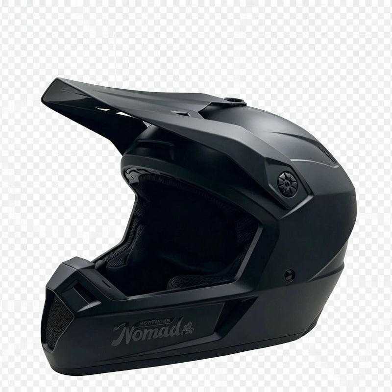 Nomad Trail Blazer Dirt Bike Helmet, Matte Black, Various Sizes N6C2