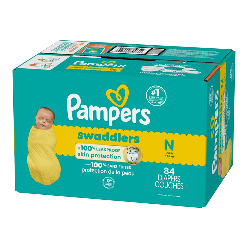 Swaddler Size 0 Newborn Baby Diapers, 84-pc N8J3
