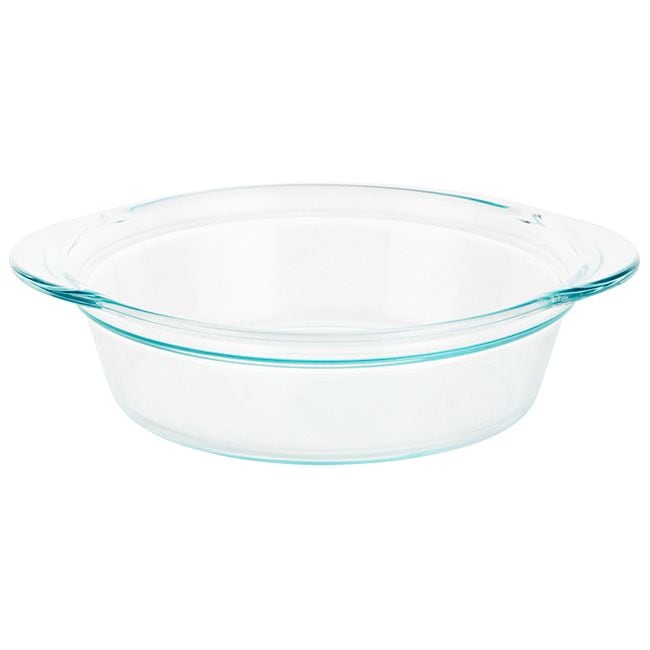 Oven-To-Table Glass Deep Pie Dish, 9.5-in, Freezer & Dishwasher Safe F0U7