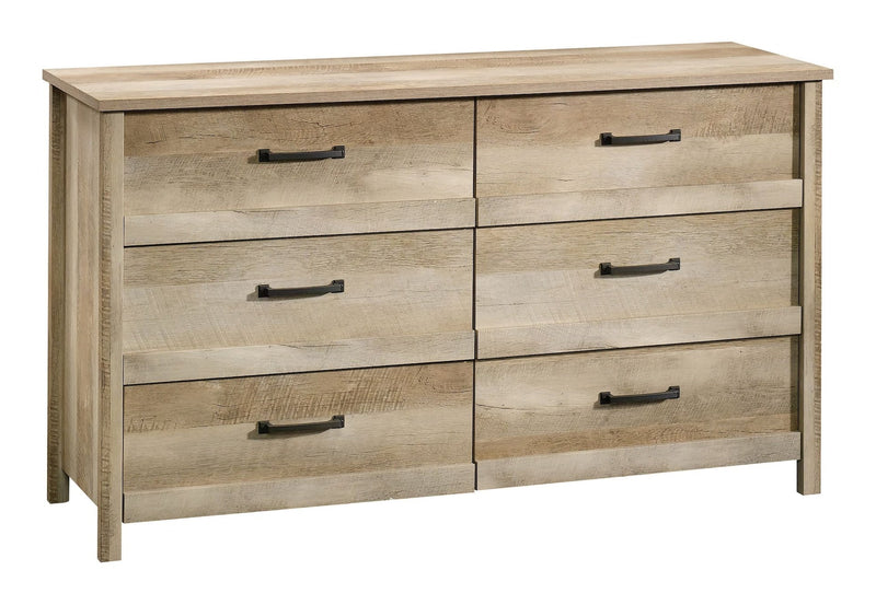 Cannery Bridge 6-Drawer Double Dresser/Chest Bedroom Storage, Lintel Oak Finish V2G3