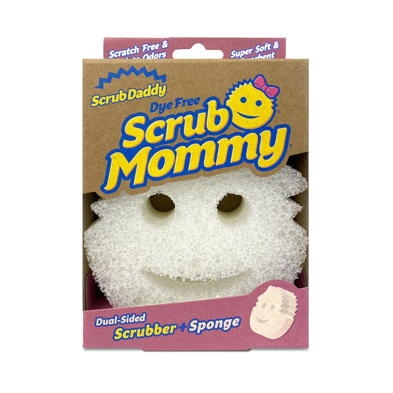 Dye Free Mommy Dual-Sided Scrubber & Sponge Y7W8