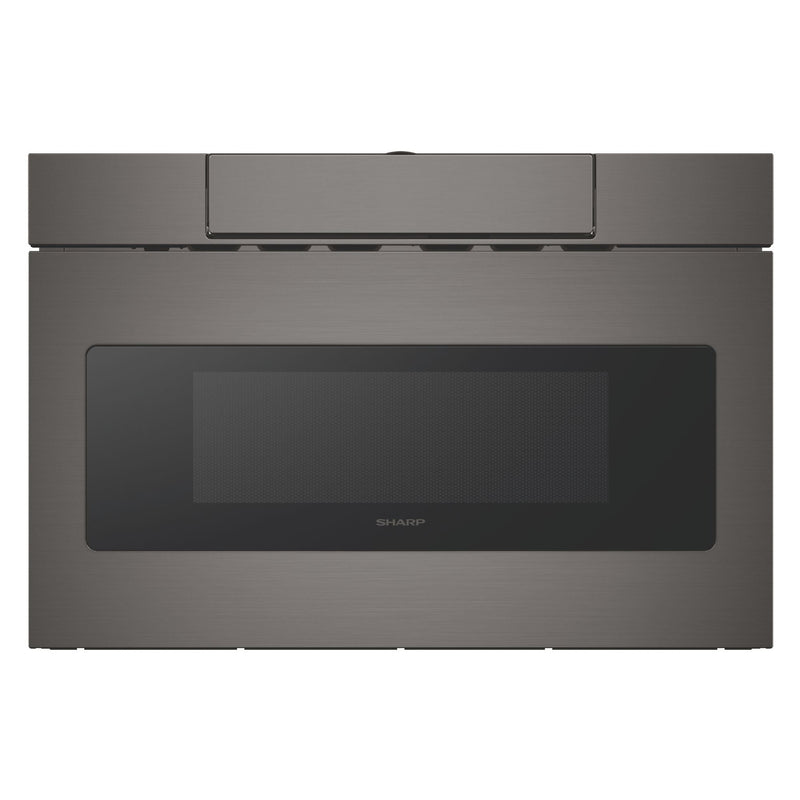 Black Stainless Steel Microwave Drawer Oven, 24-in U9K7