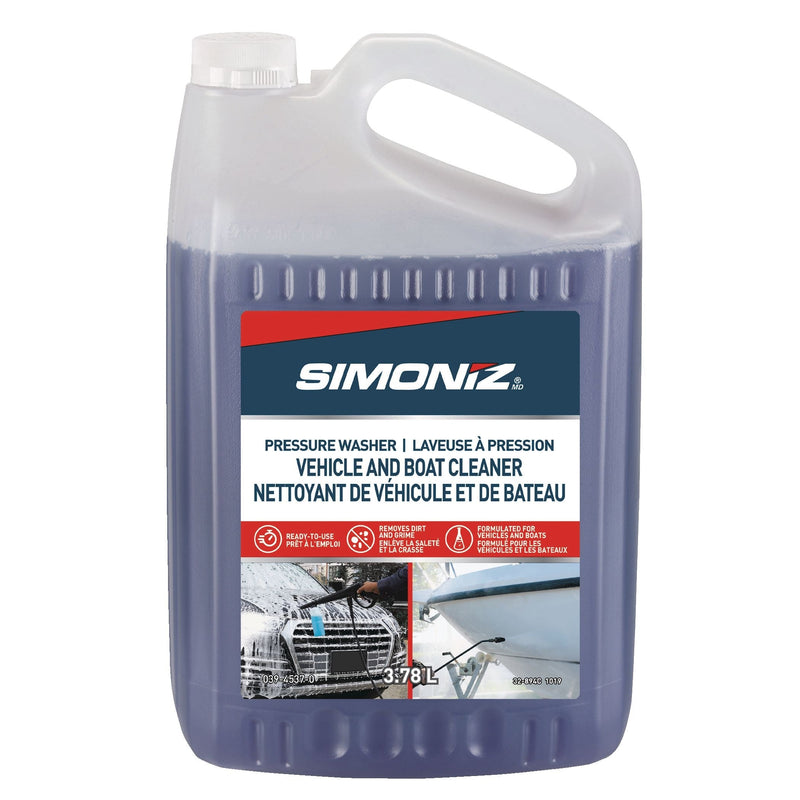 Non-Toxic Vehicles & Boats Ready-to-Use Pressure Washer Detergent, 3.78L C4T4