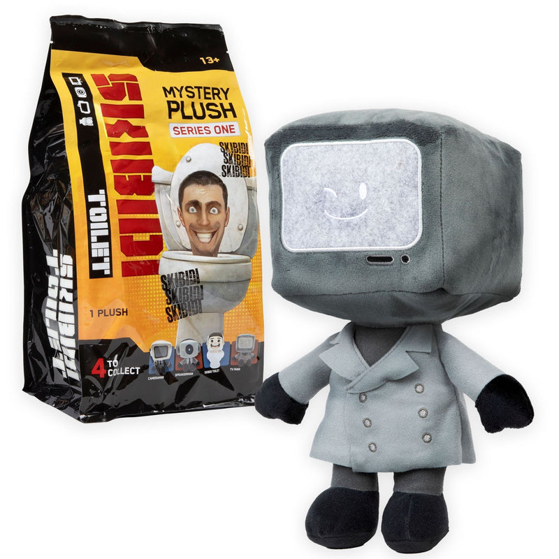 Toilet Mystery Series 1 11-in Soft Plush Toy for Ages 13+, Assorted Characters E0S9