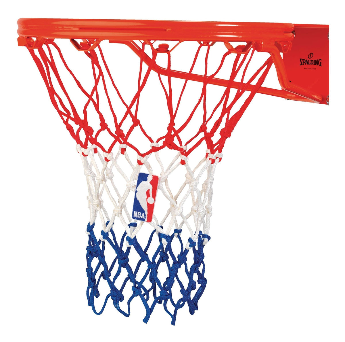 Heavy Duty Indoor/Outdoor Standard Replacement Basketball Net, Red/White/Blue O2J1 - product image 2