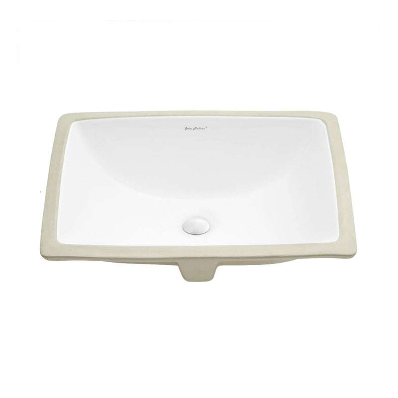 Plaisir 18.5 Rectangular Under-Mount Bathroom Sink V5S9