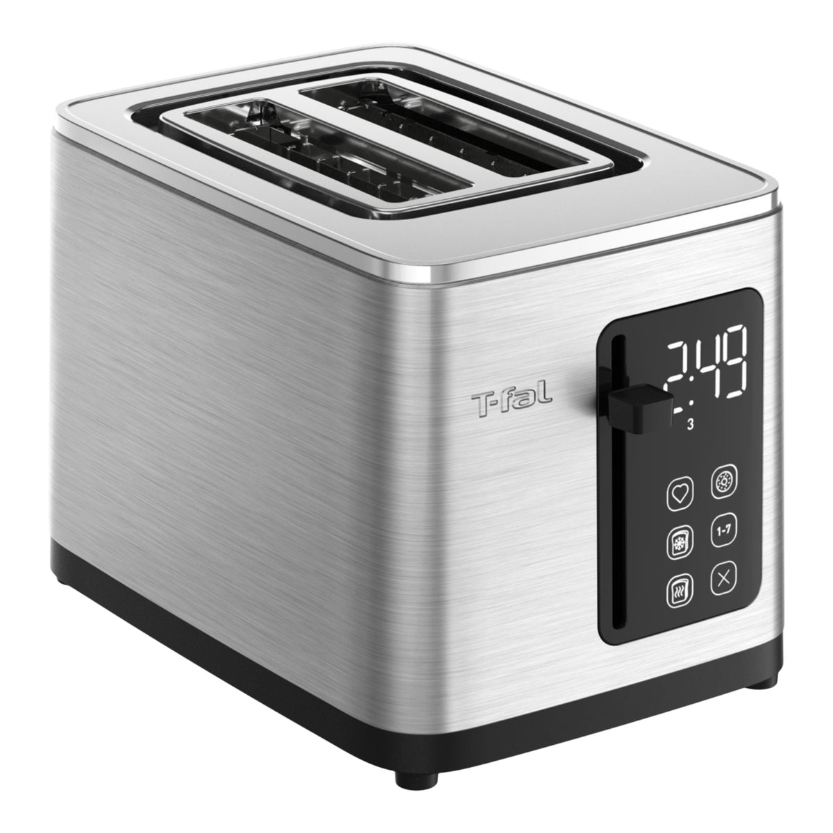 2-Slice Stainless Steel Digital Toaster, Extra wide slots, 7 Browning levels A6E4 - product image 3