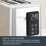 2-Slice Stainless Steel Digital Toaster, Extra wide slots, 7 Browning levels A6E4 - product image 8