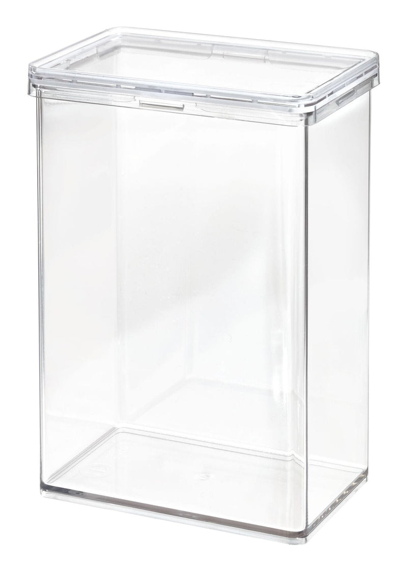 The Home Edit by iDESIGN Clear Stackable Large Canister with Air Tight Lid, 2.37-L O3O5
