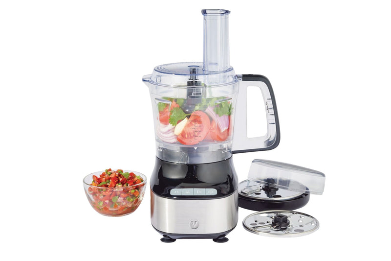Compact 3-Cup Mini Food Chopper with Storage Case, Silver U2Z0