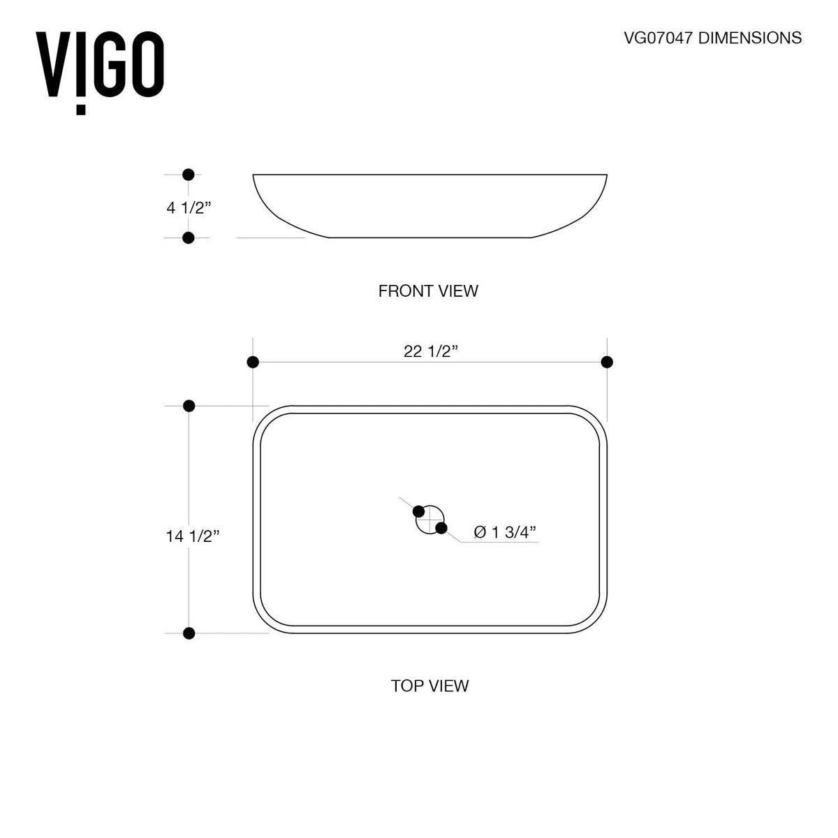 Glass Rectangular Vessel Bathroom Sink/Basin with Rounded Edges & Deep Bowl, Russet U4K6 - product image 6
