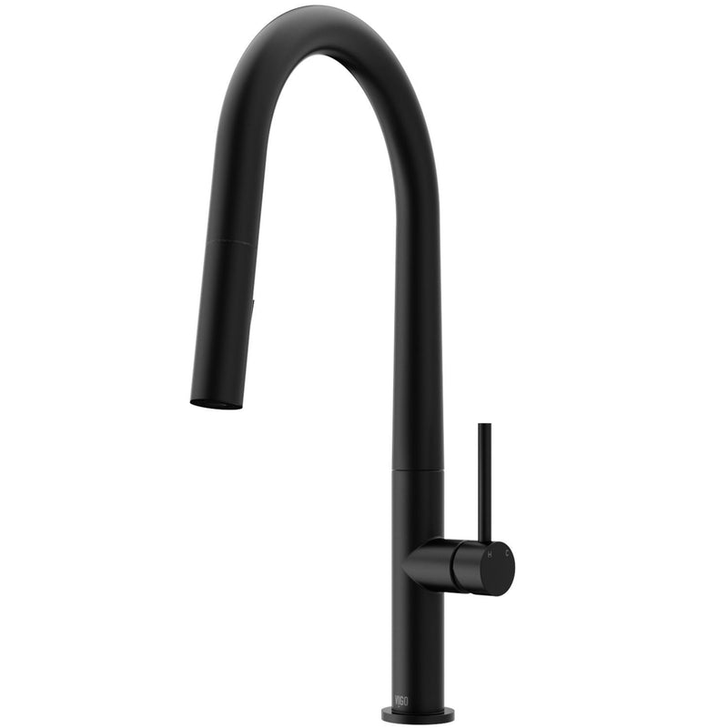 Greenwich Kitchen Faucet, Matte Black E6P7