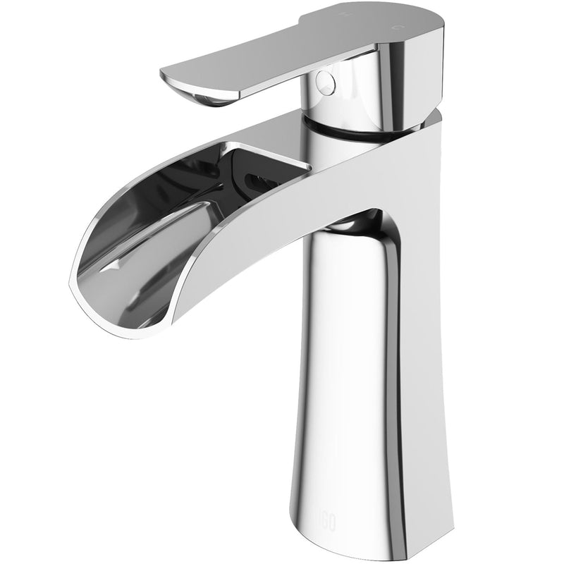 Paloma Single Handle Single Hole Bathroom Sink Faucet, WaterSense Certified, Chrome O1J0