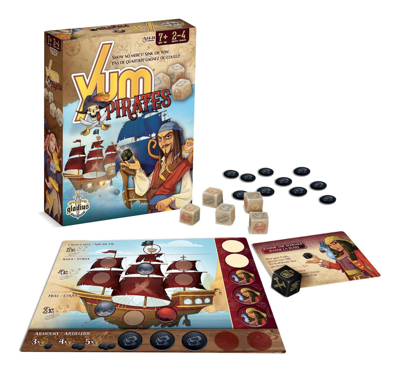 Pirate Family Board Game, French, Ages 7+ P8G6